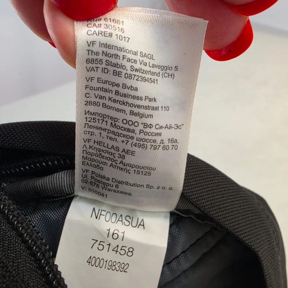 The North Face Jester Lumbar Pack Black Waist Bag Crossbody Hip Pack NF0A52TM